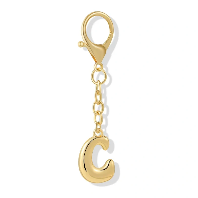 Bubble Initial Letter - Bag Charm - Image 3