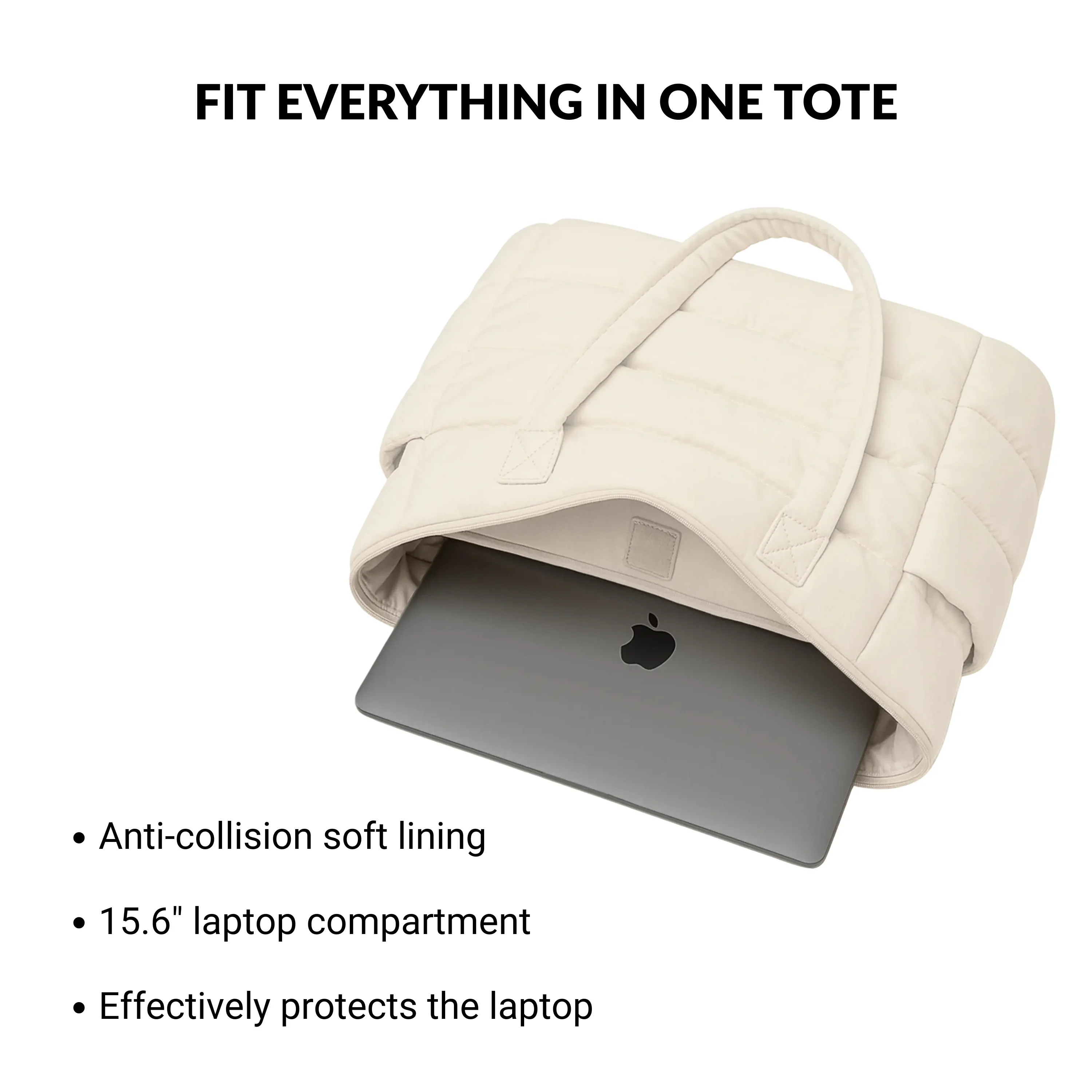 Cloudy - Puffer Tote Bag - Image 3