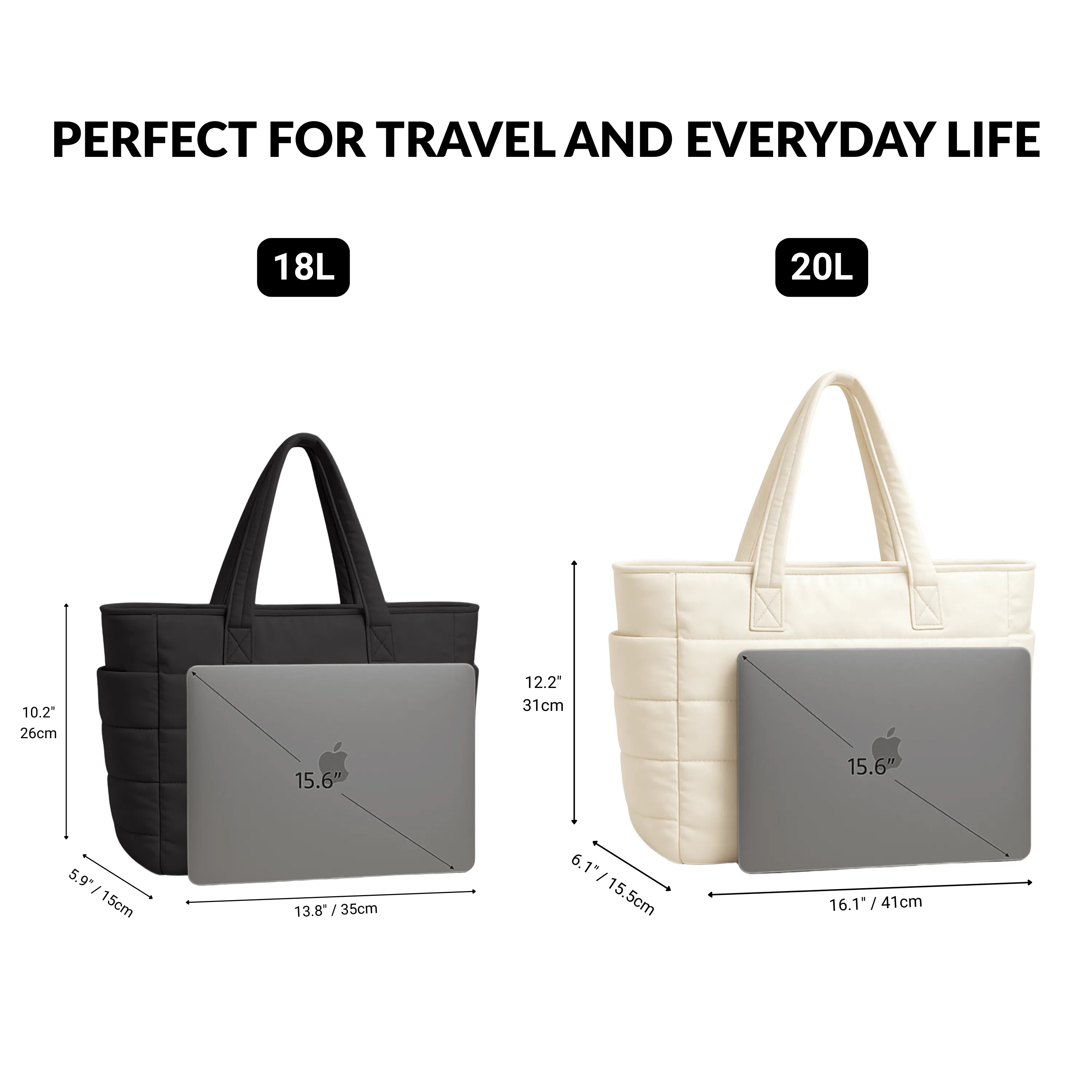 Cloudy - Puffer Tote Bag - Image 5