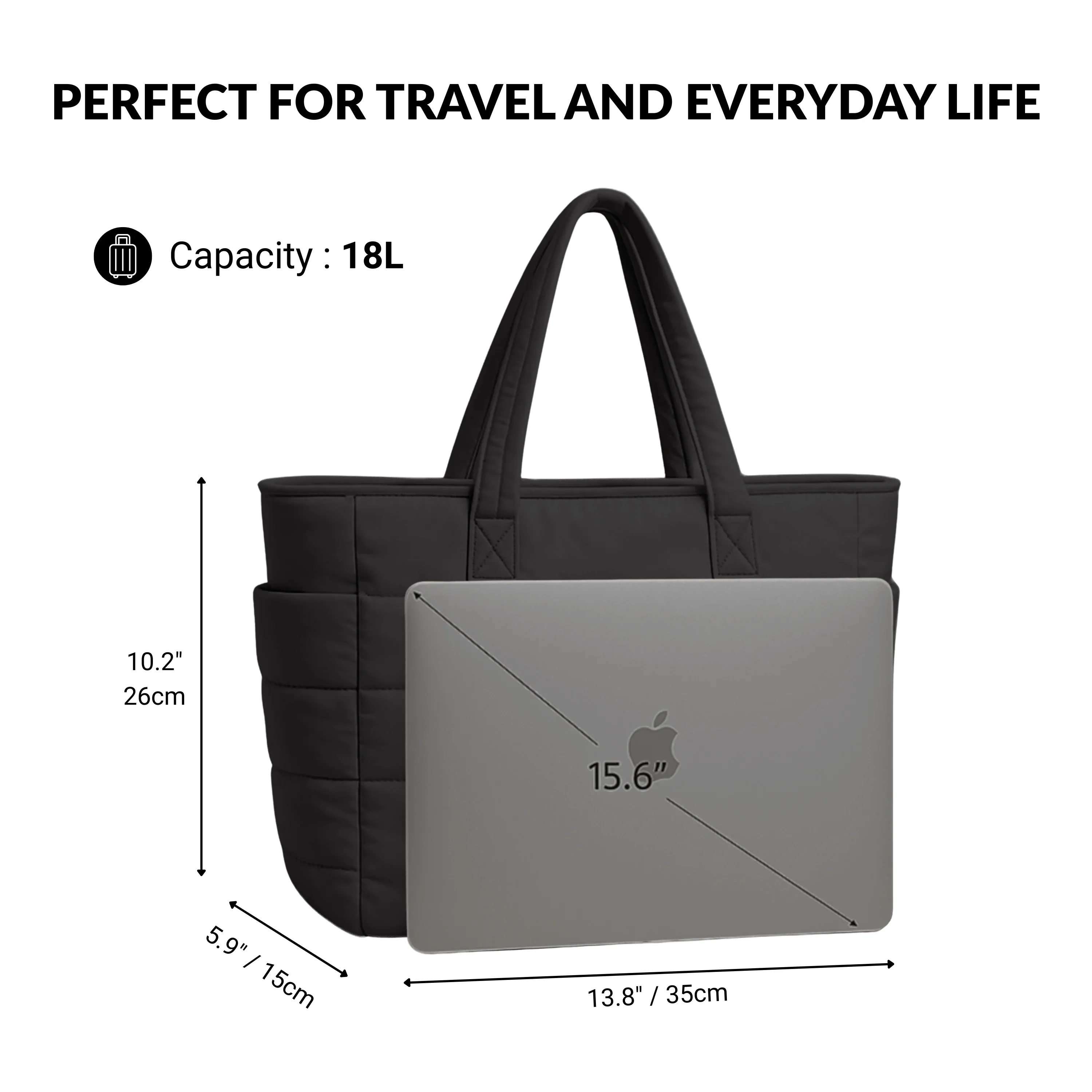 Cloudy - Puffer Tote Bag - Image 9