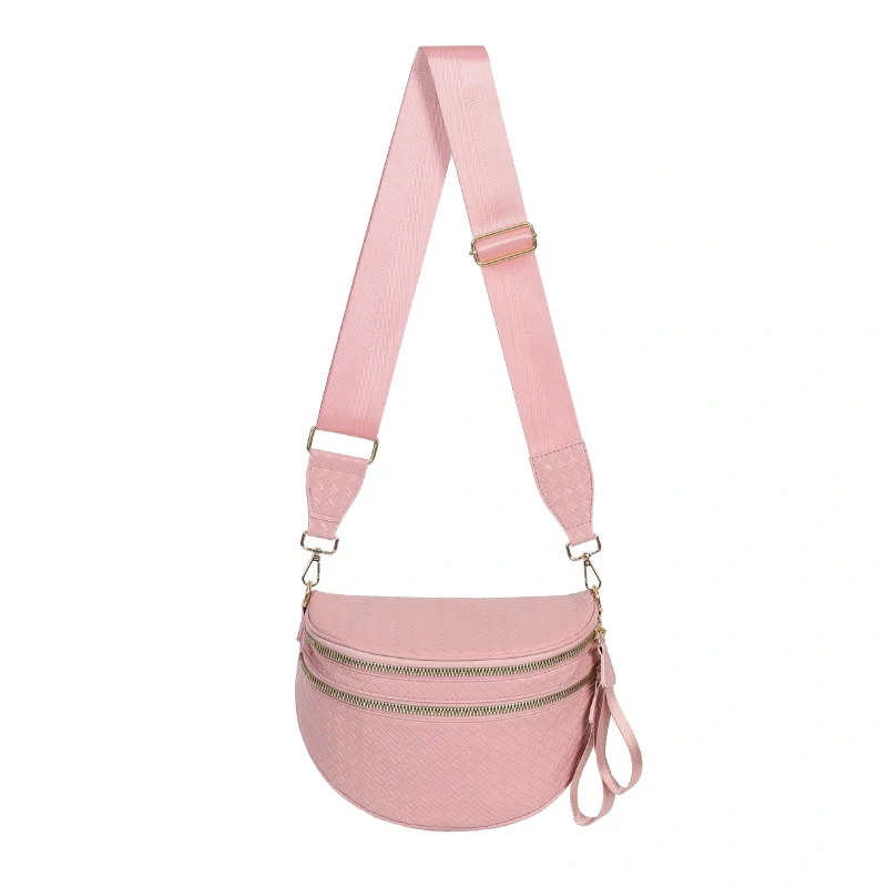GoFree - Woven Leather Bum Bag - Image 10