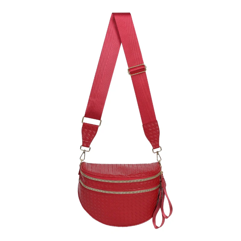 GoFree - Woven Leather Bum Bag - Image 14