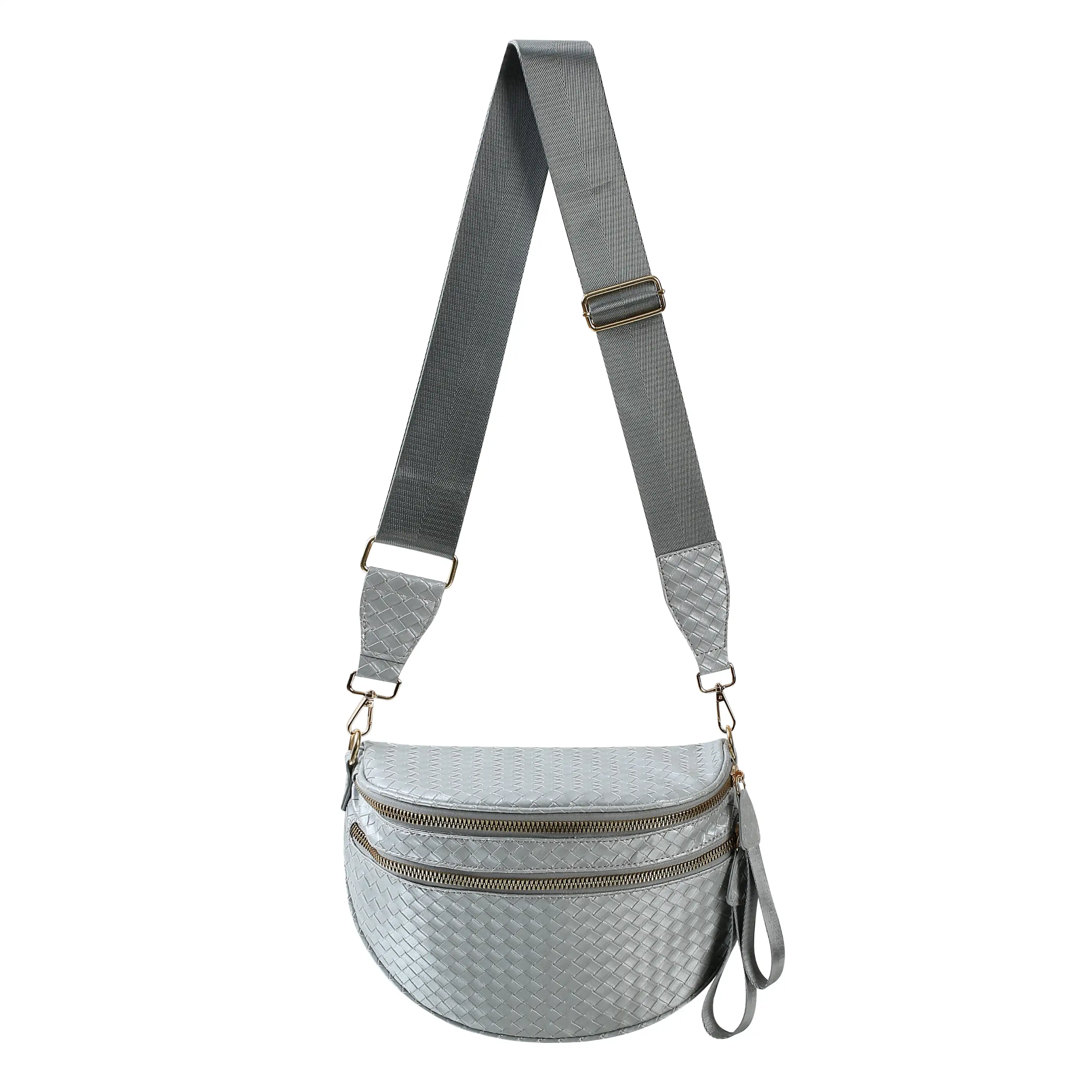 GoFree - Woven Leather Bum Bag - Image 18