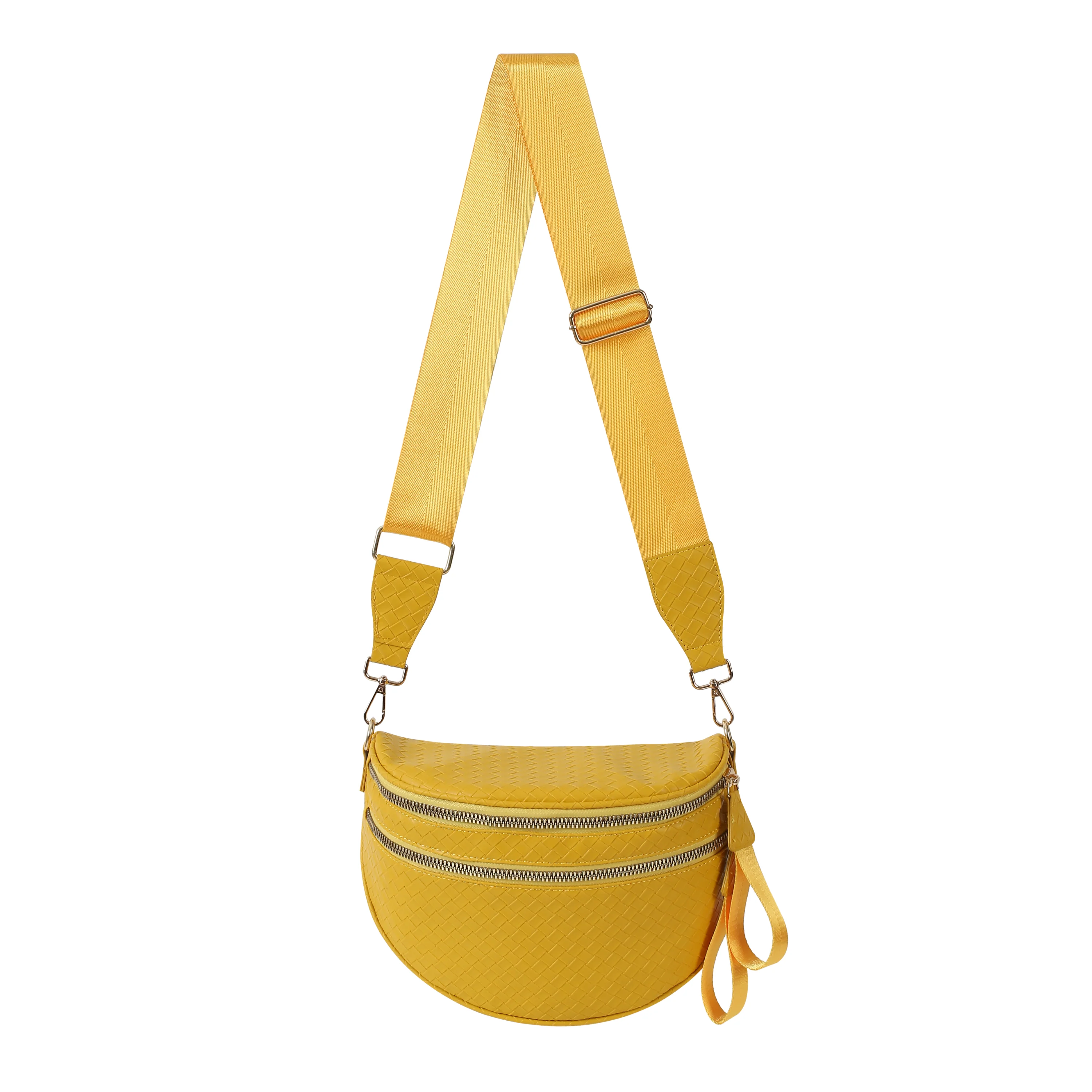 GoFree - Woven Leather Bum Bag - Image 19