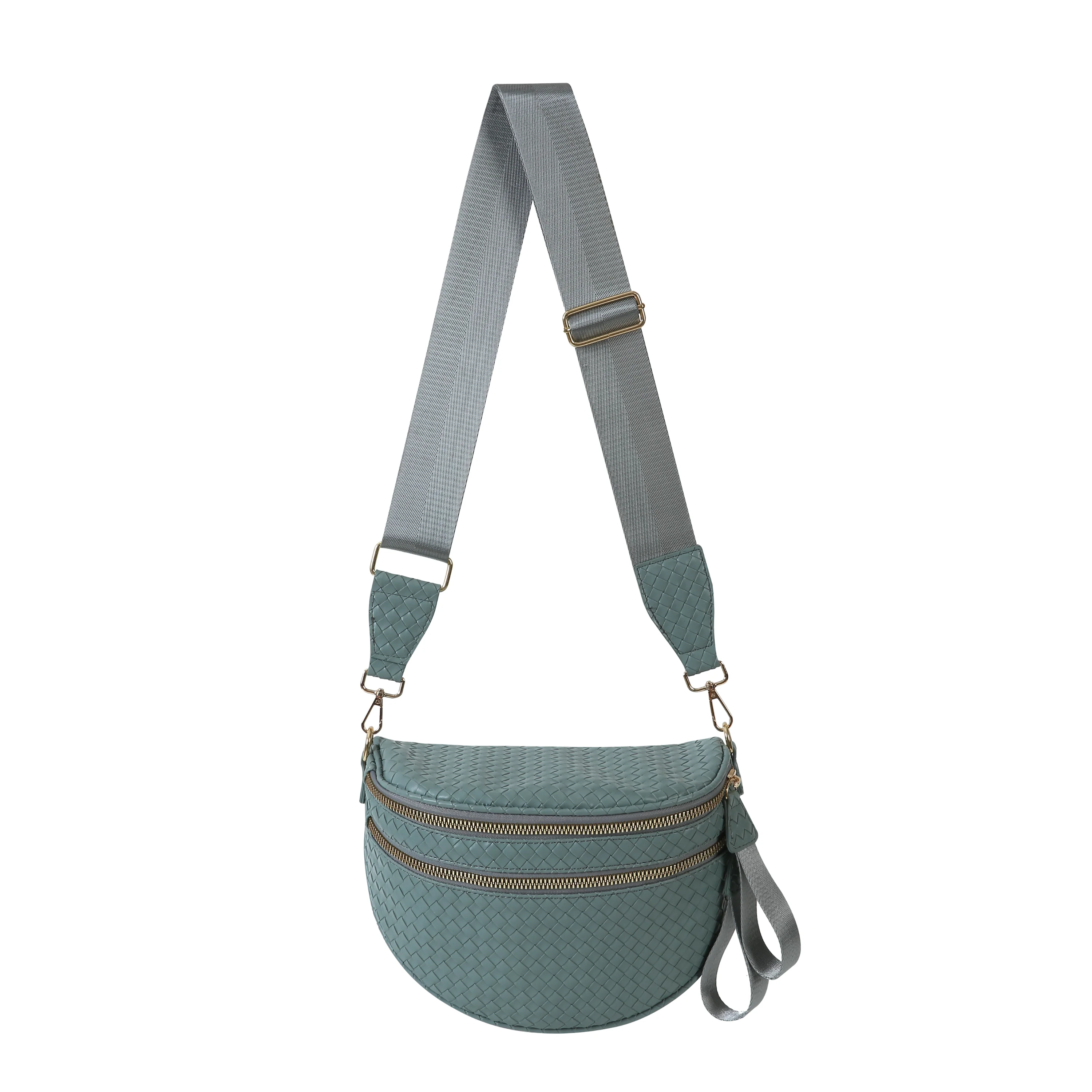 GoFree - Woven Leather Bum Bag - Image 20