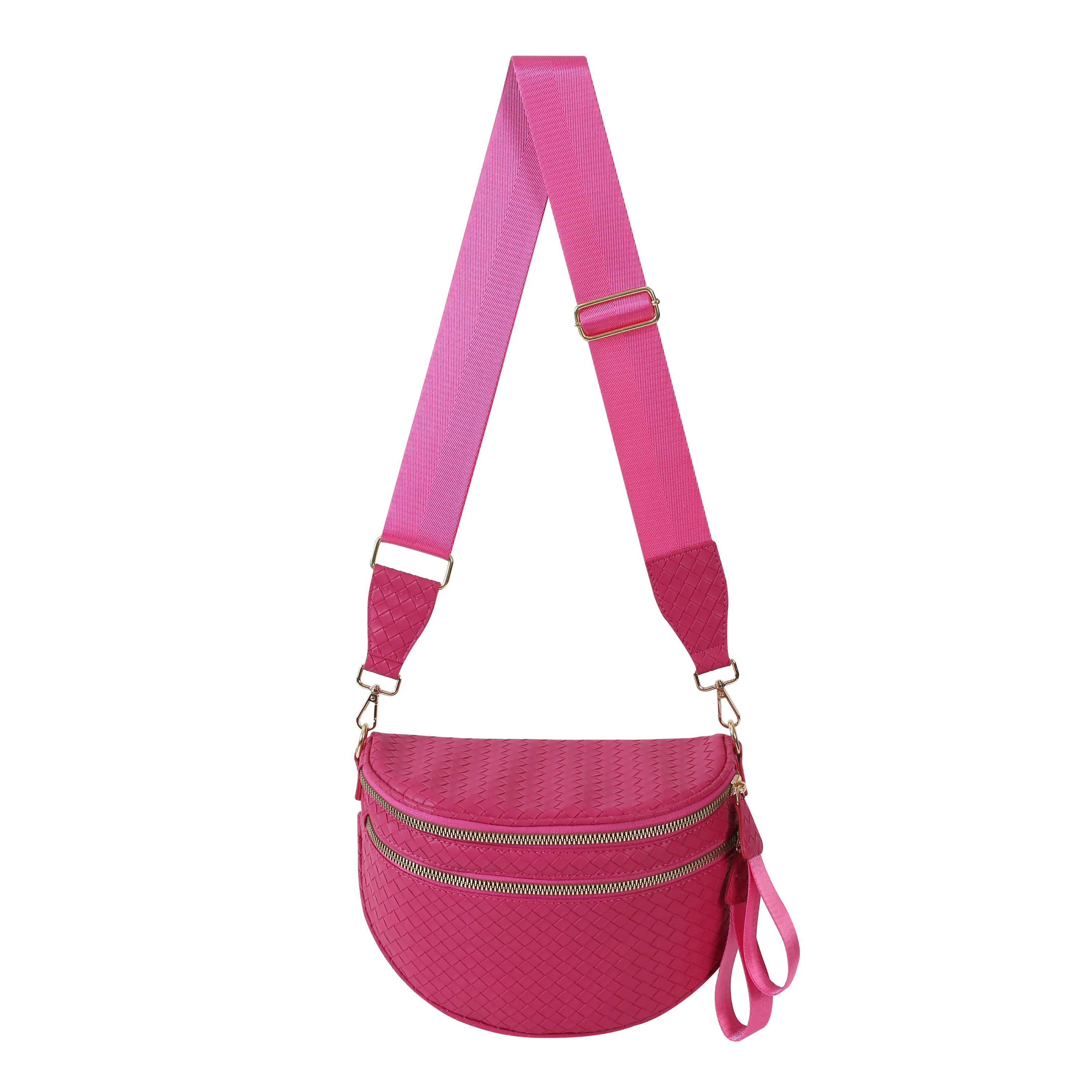 GoFree - Woven Leather Bum Bag - Image 21