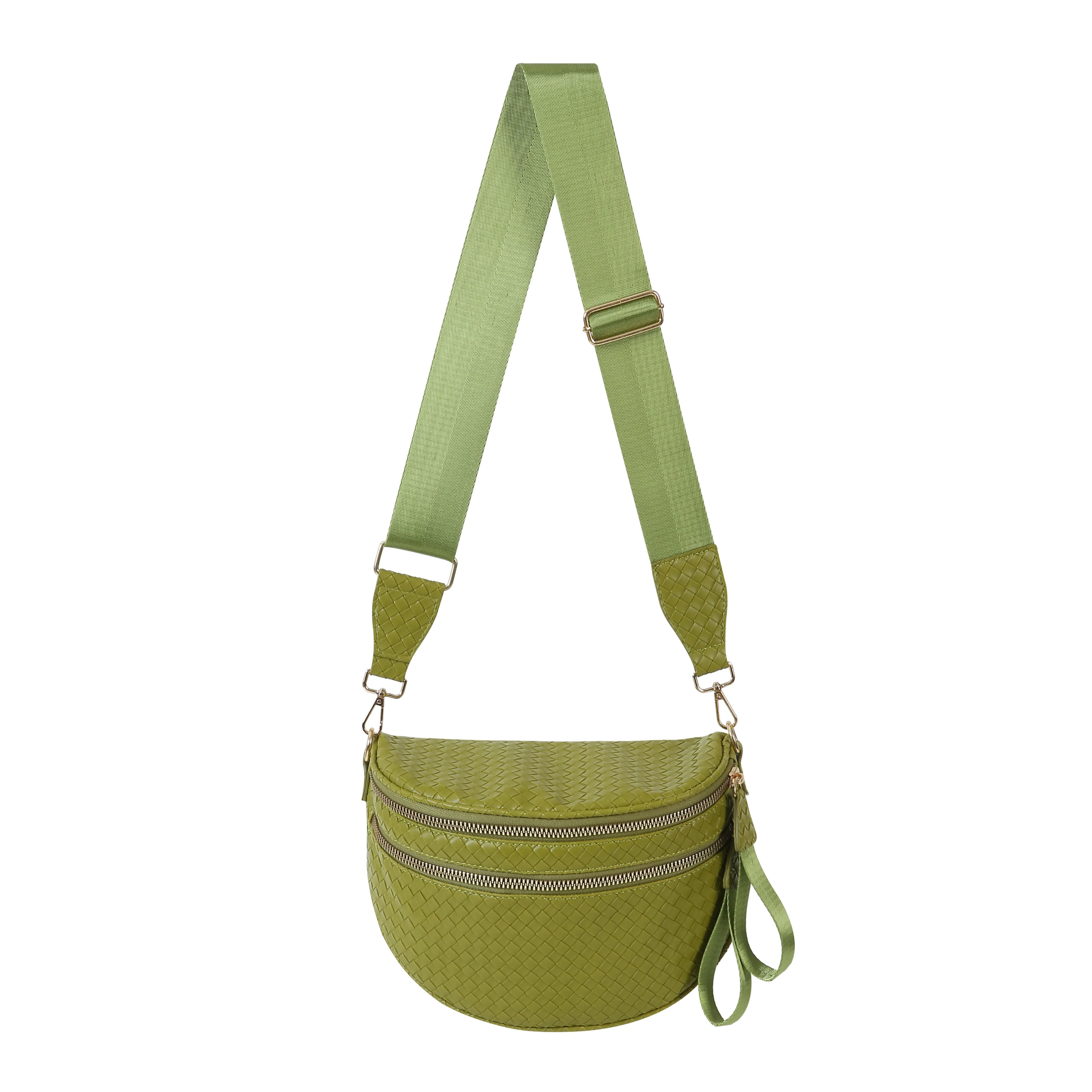GoFree - Woven Leather Bum Bag - Image 22