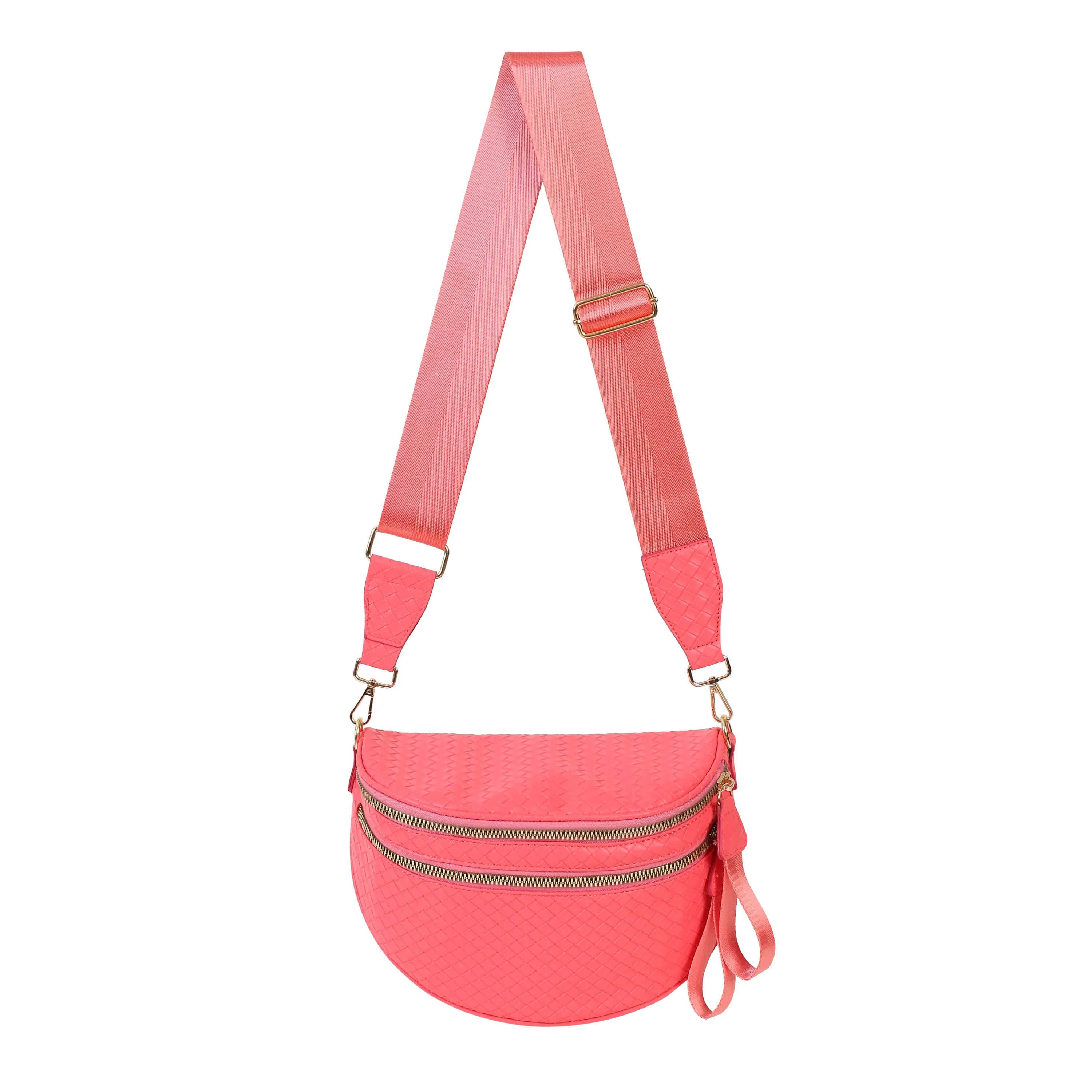 GoFree - Woven Leather Bum Bag - Image 23