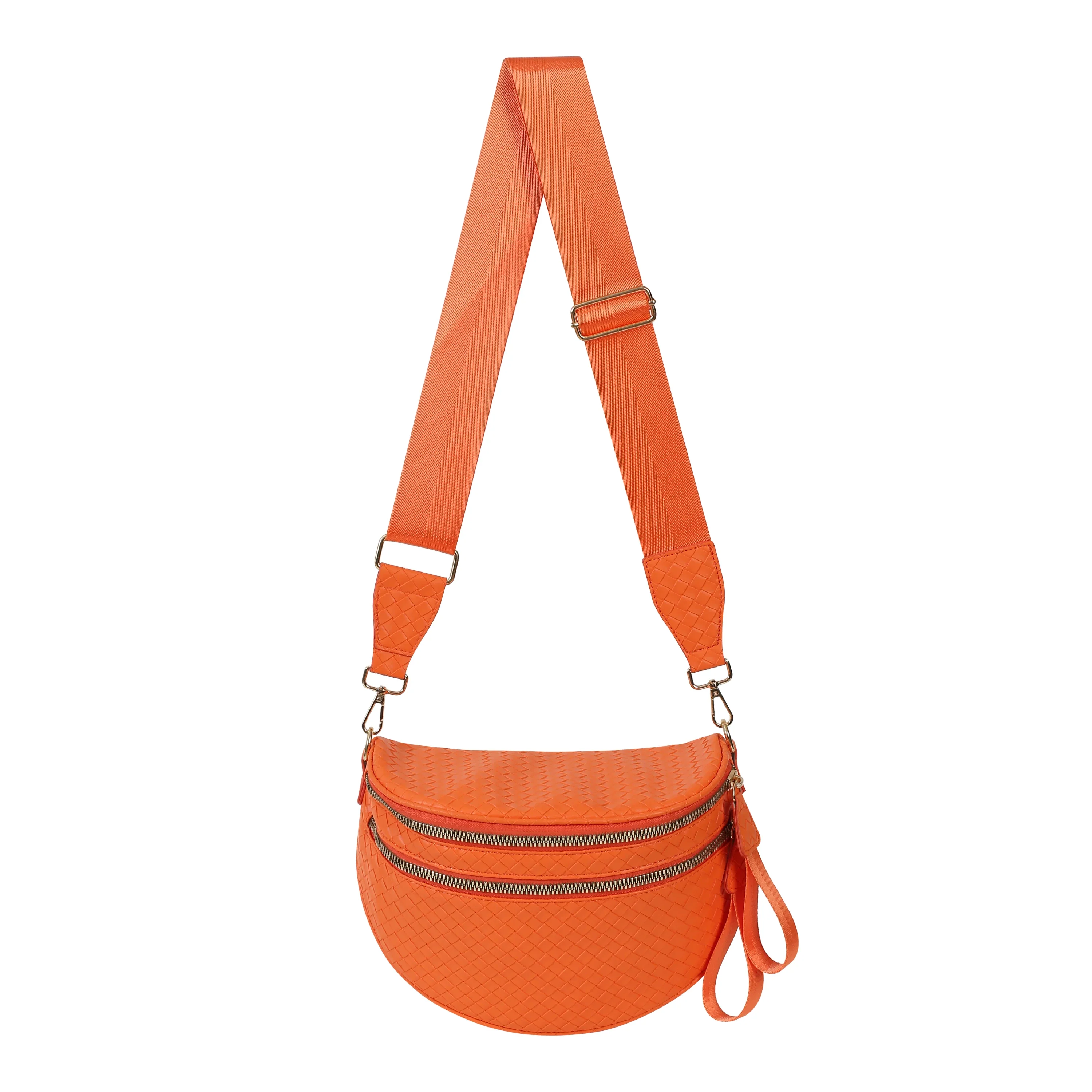 GoFree - Woven Leather Bum Bag - Image 24