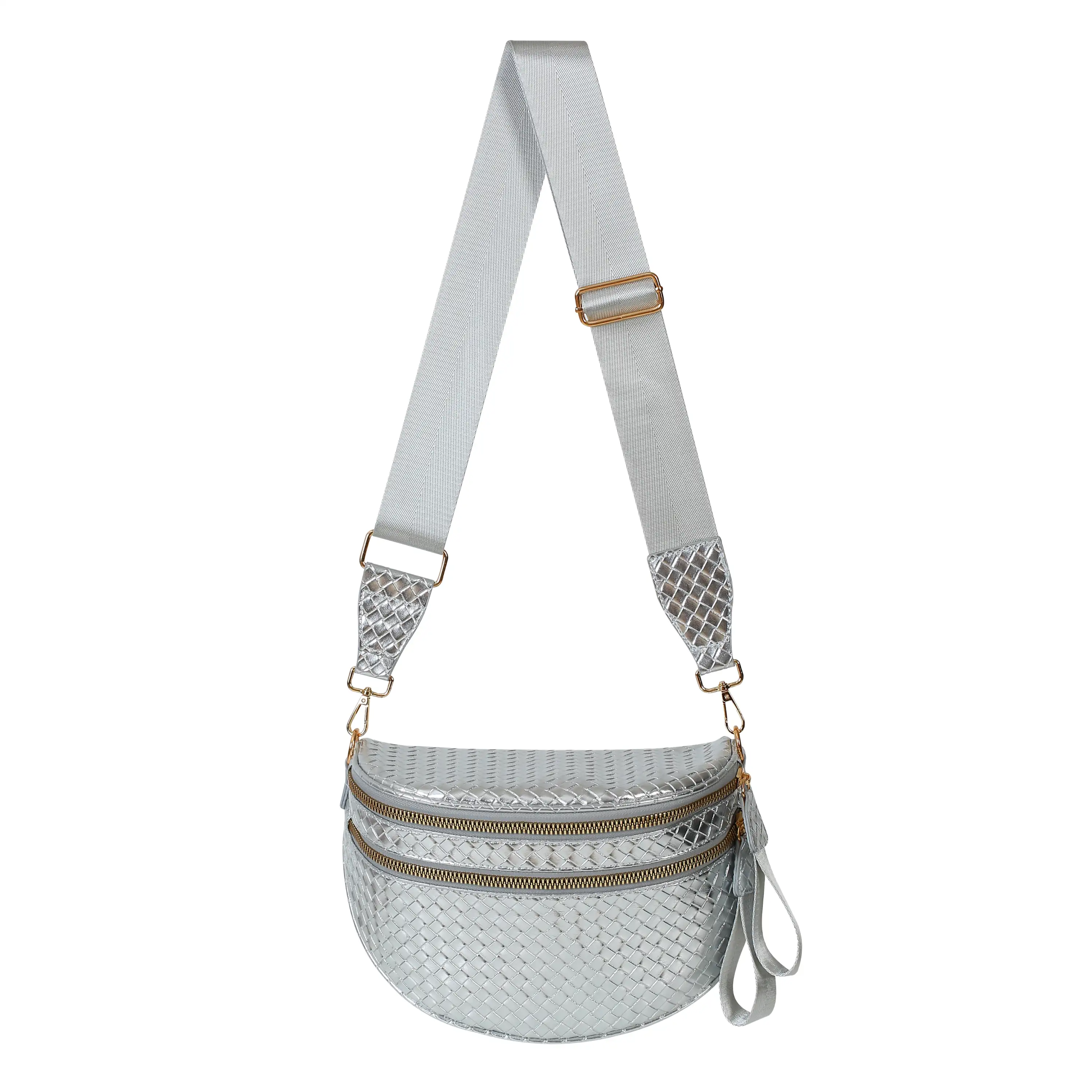 GoFree - Woven Leather Bum Bag - Image 26