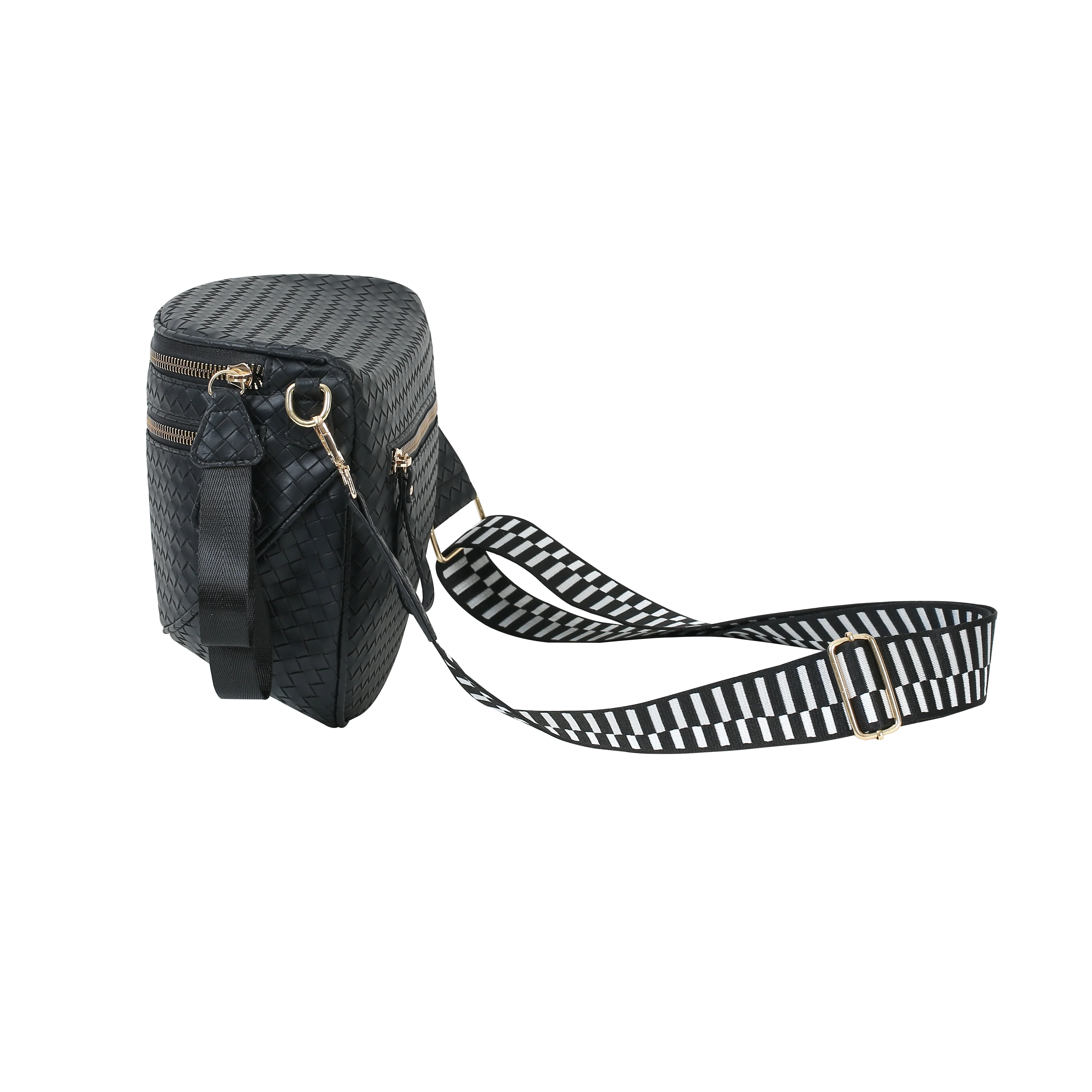 GoFree - Woven Leather Bum Bag - Image 3