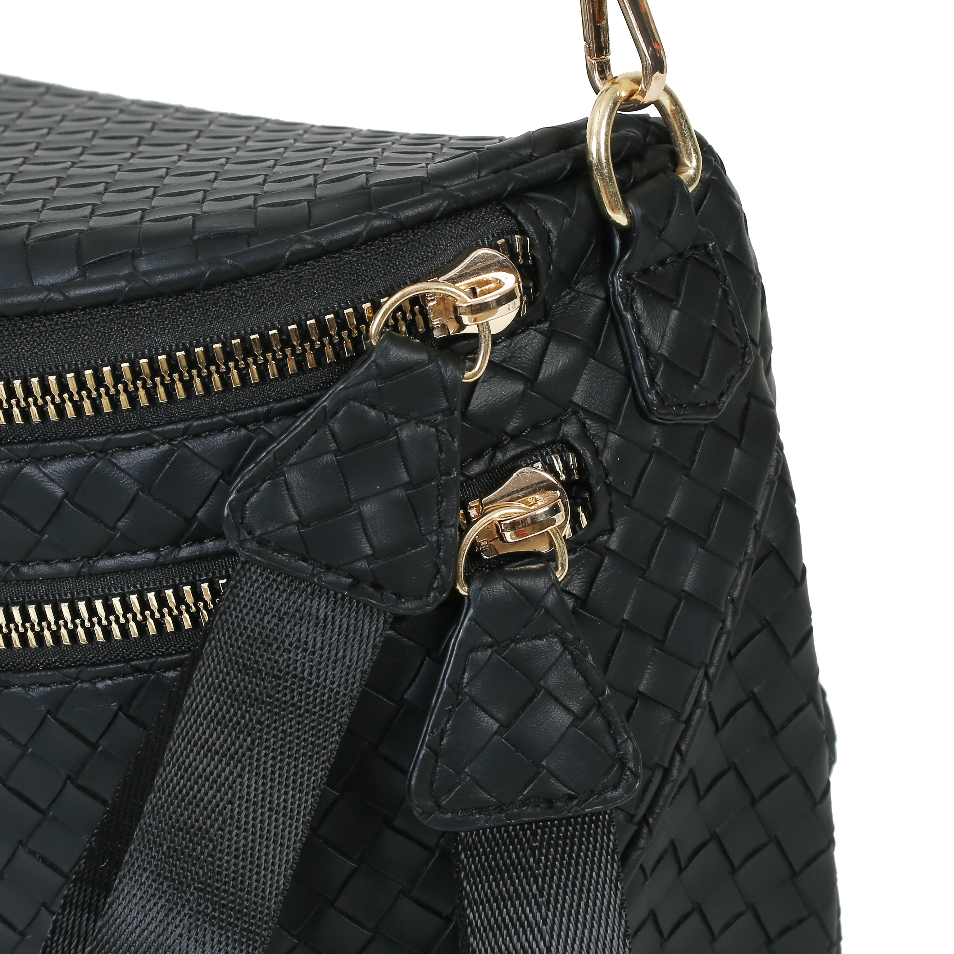 GoFree - Woven Leather Bum Bag - Image 4