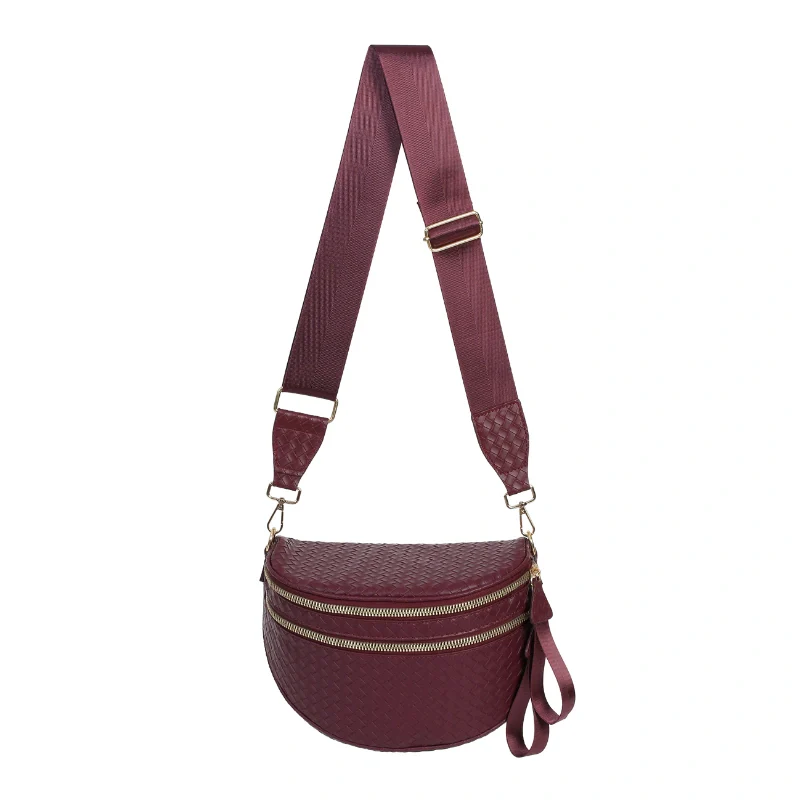 GoFree - Woven Leather Bum Bag - Image 7
