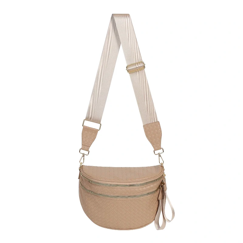 GoFree - Woven Leather Bum Bag - Image 9