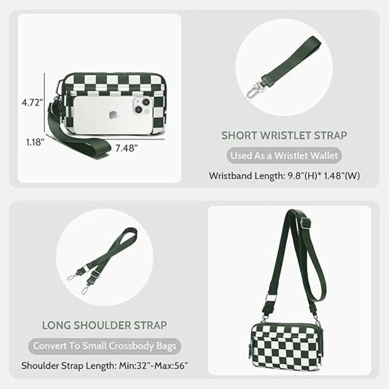 Quilted Wallet (Checkered) - Image 5